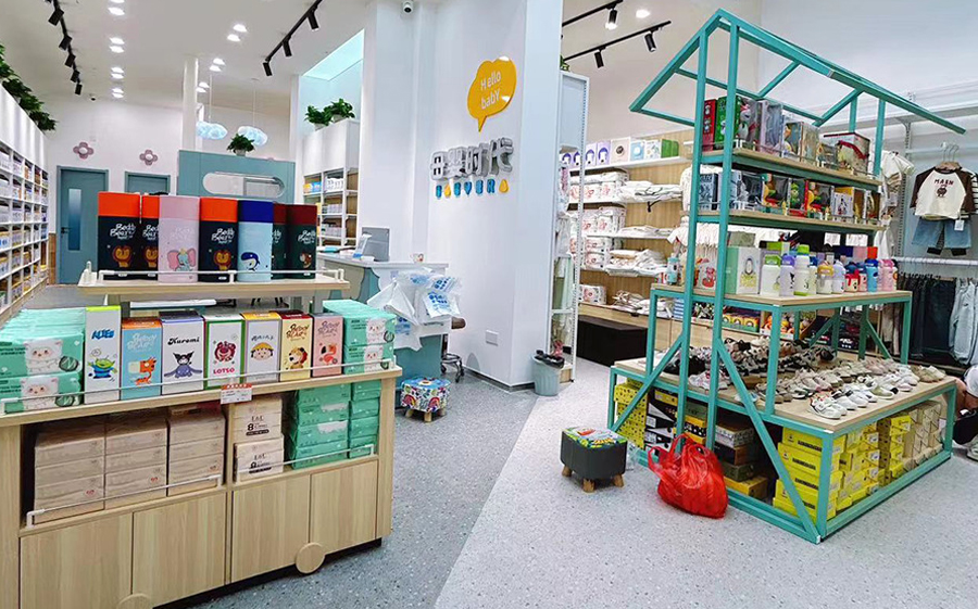 中之美货架 — 母婴店货架