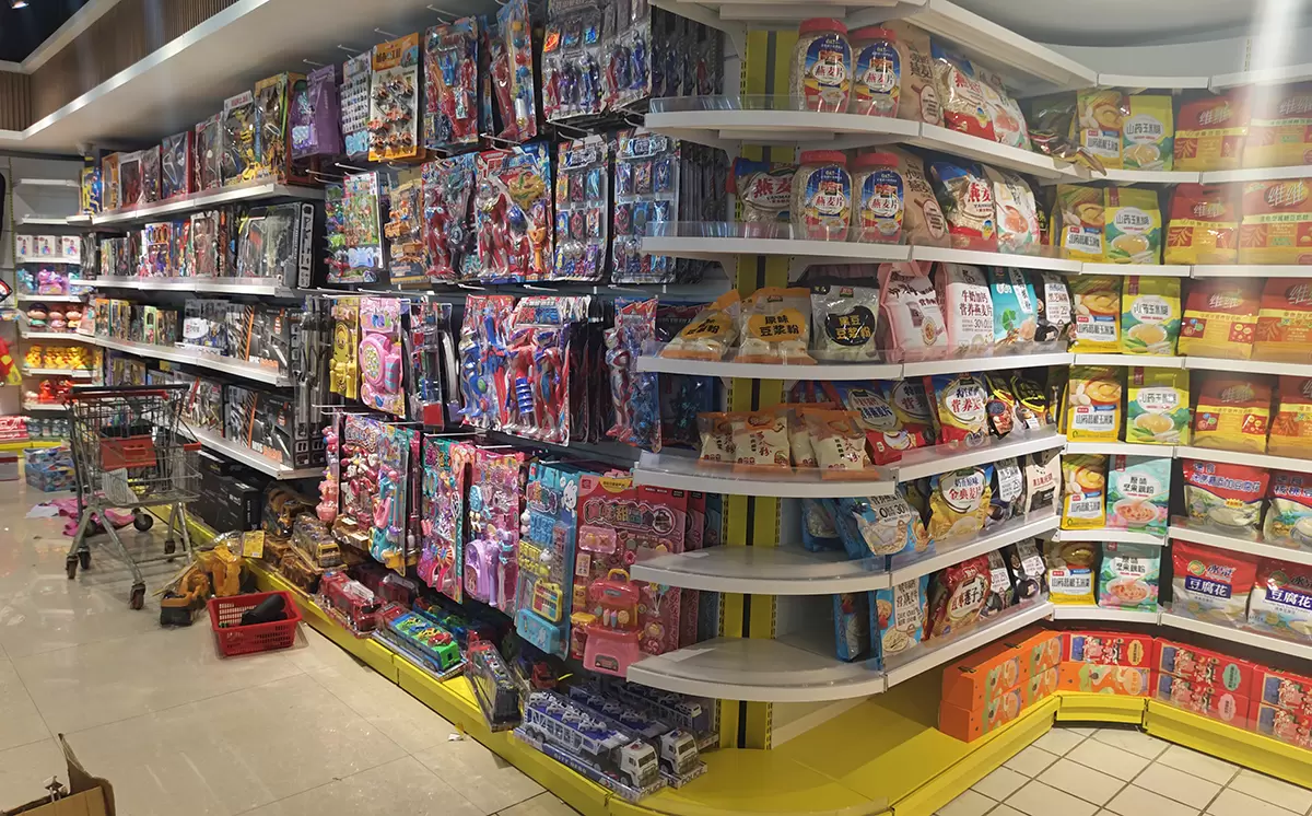 中之美货架 — 零食店货架
