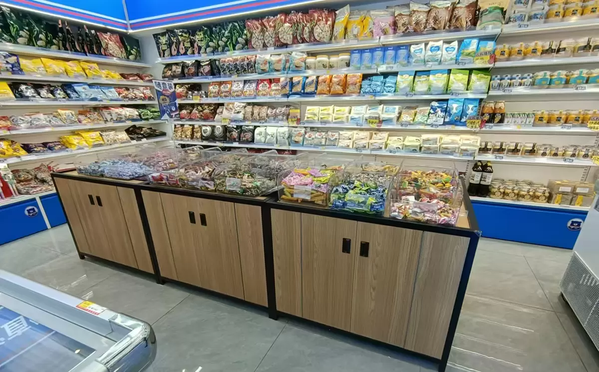中之美货架 — 零食店货架