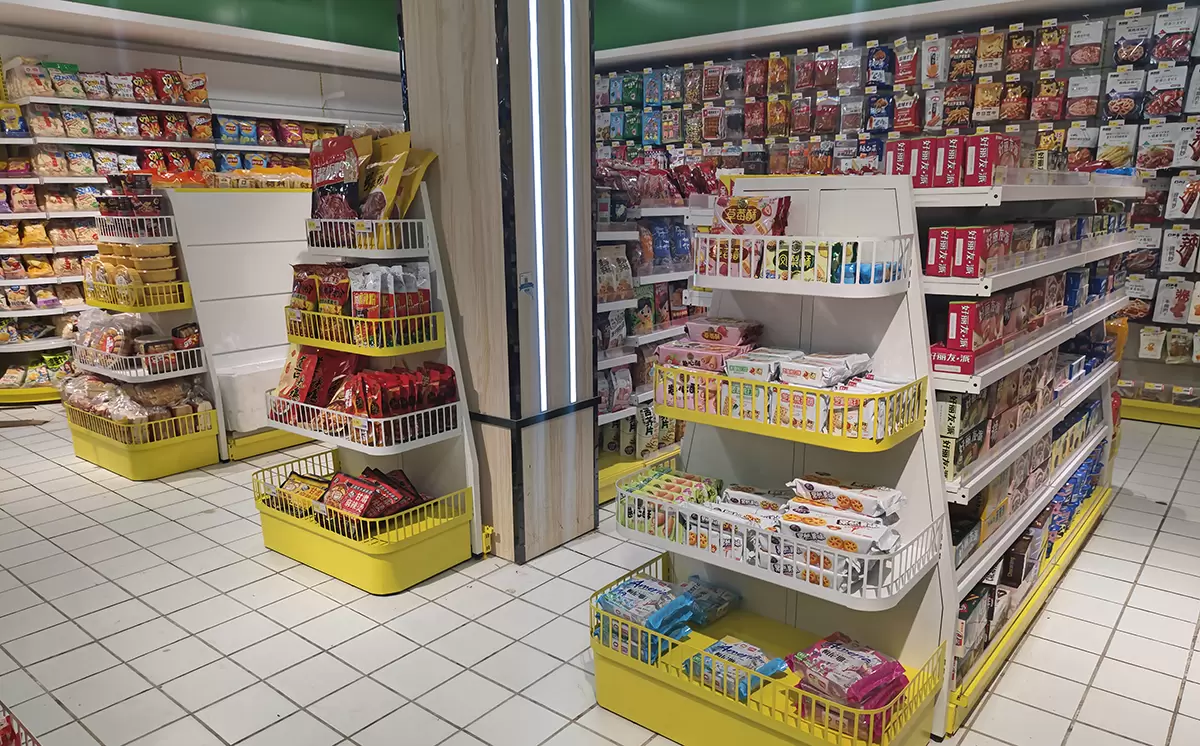 中之美货架 — 零食店货架